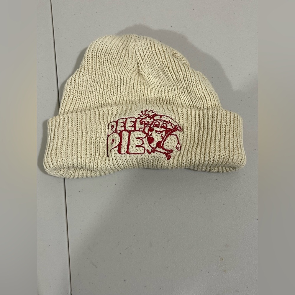 WELD MFG Cream Knit Beanie